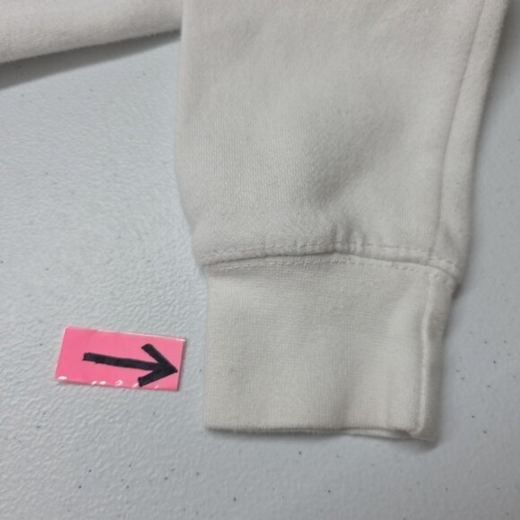 Brisco Brands California Bear Hoodie Mens Size Small White Sweatshirt **READ** - Picture 14 of 16